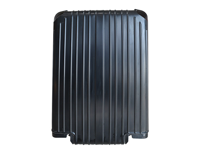 Aluminum leather suitcase